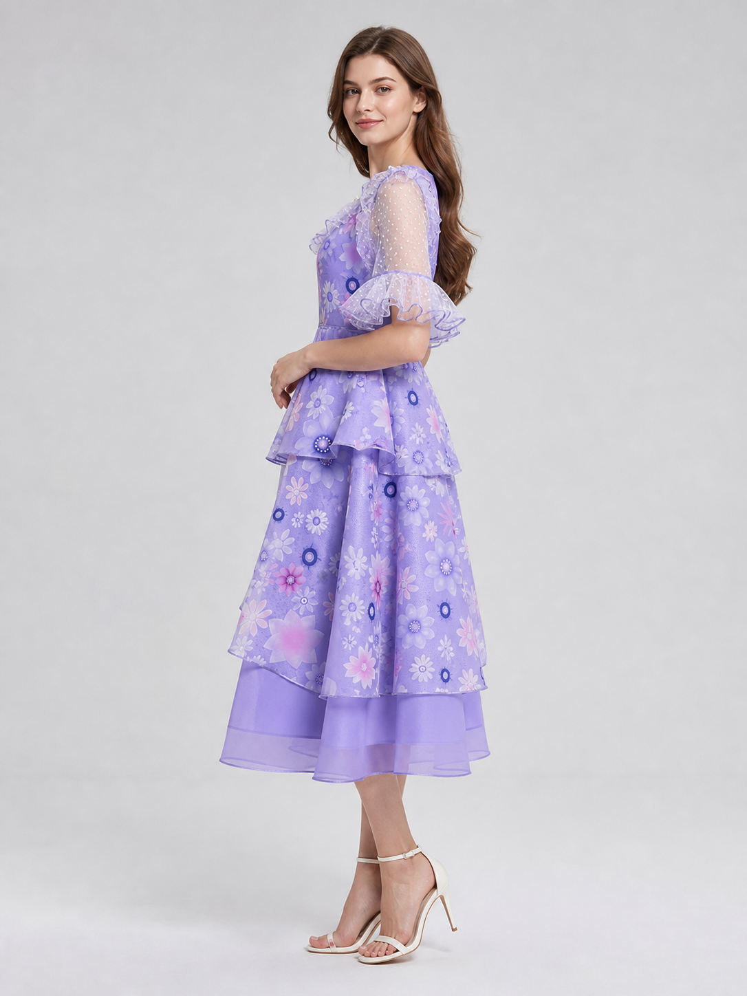 Mirabel Children's Costume Dress from Encanto side view