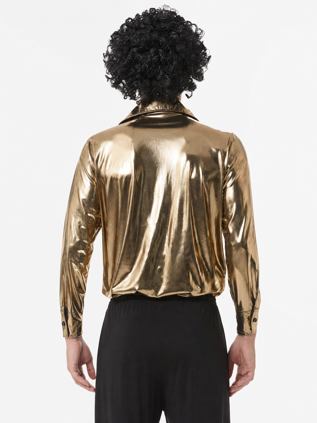 70s-Style Disco Costume: Shirt and Flared Pants