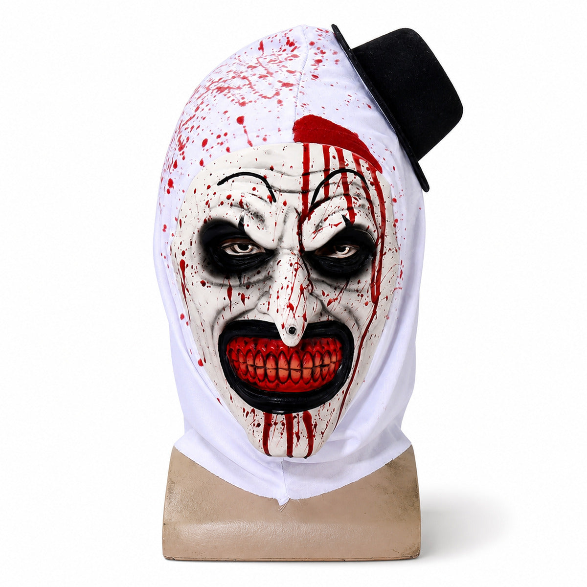 Terrifier 3 Art The Clown Mask Cosplay Horror Joker Killer Demon Latex Helmet Halloween Carnival Dress Up Party Costume Props