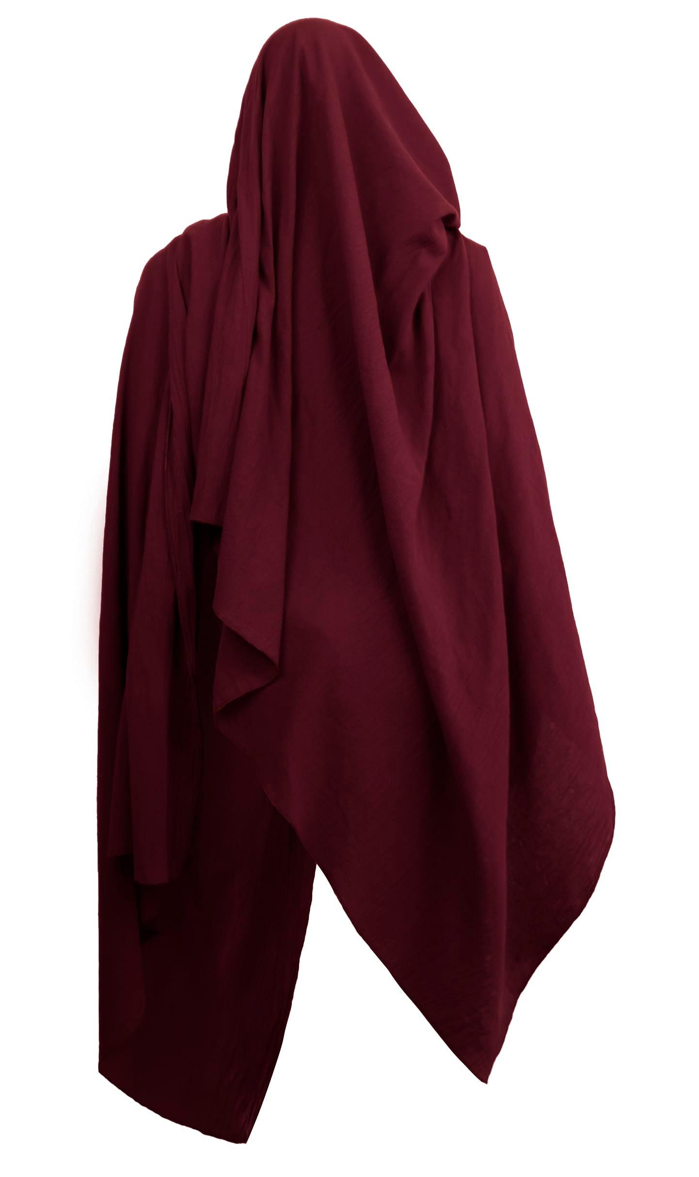 HOMELEX Medieval Black Padme Cape Shawl Post Apocalyptic Cloak Black Hooded Cowl - HOMELEX