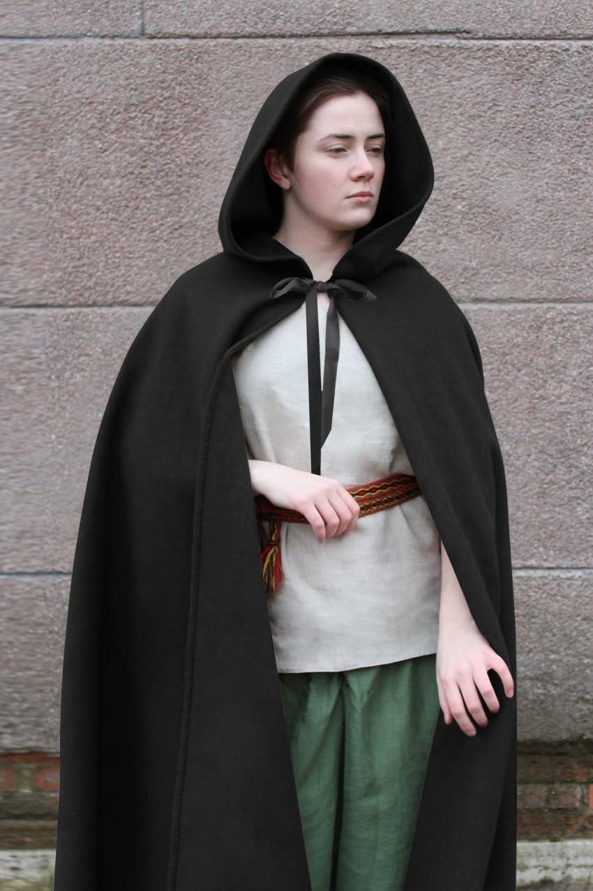 HOMELEX Medieval Hooded Cloak for Men - HOMELEX