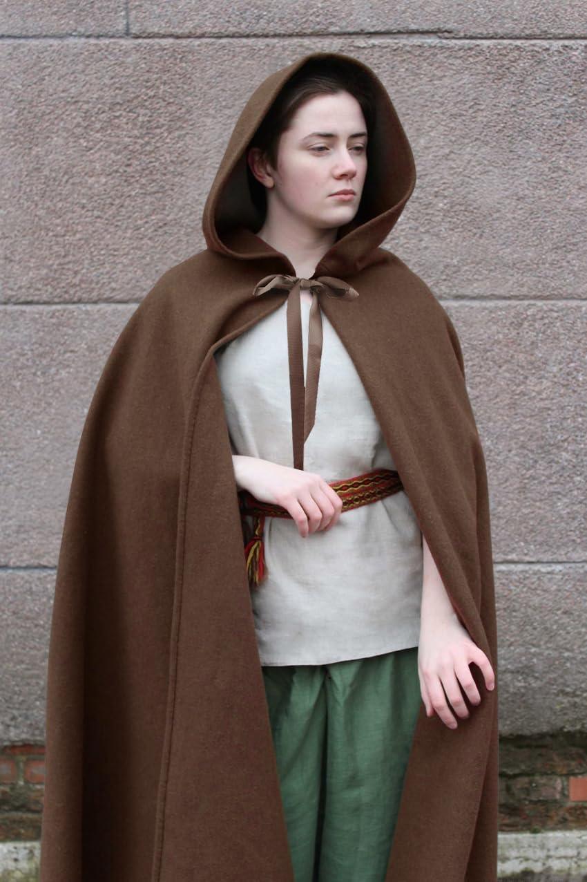HOMELEX Medieval Hooded Cloak for Men - HOMELEX