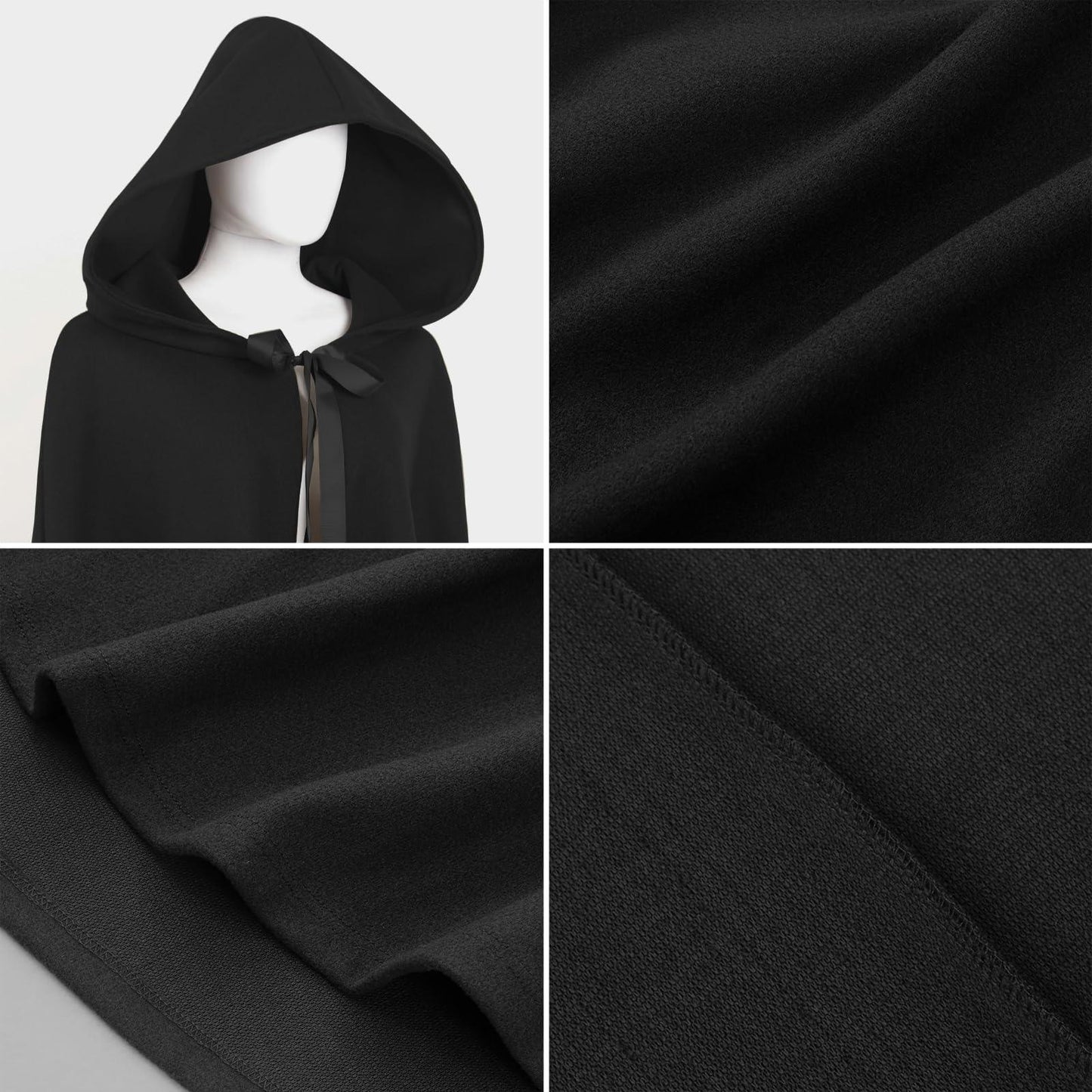 HOMELEX Medieval Hooded Cloak for Men - HOMELEX
