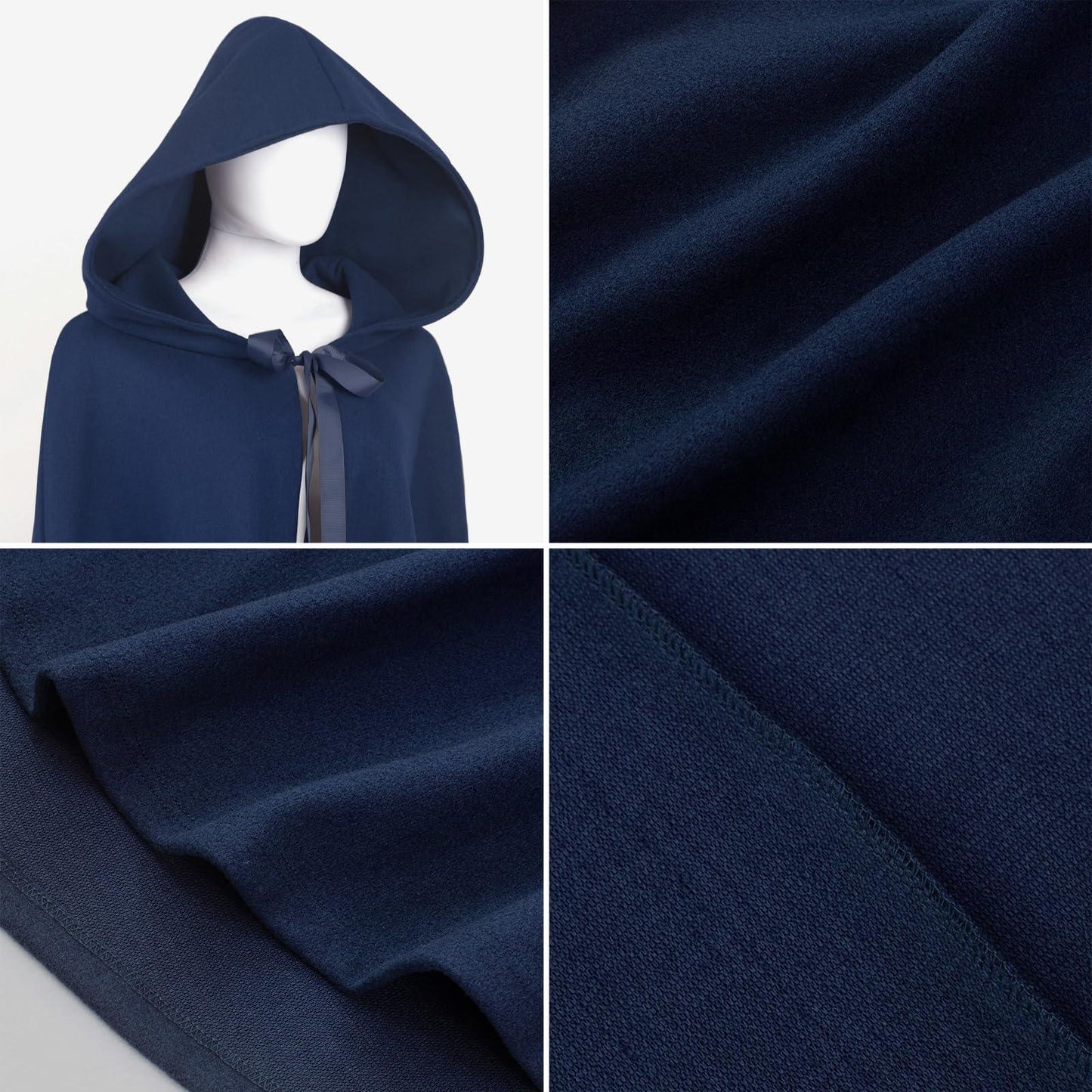 HOMELEX Medieval Hooded Cloak for Men - HOMELEX