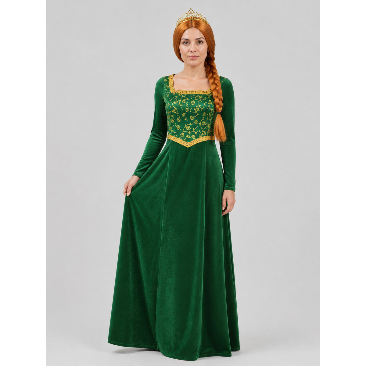Costume: Dress, Wig, and Crown