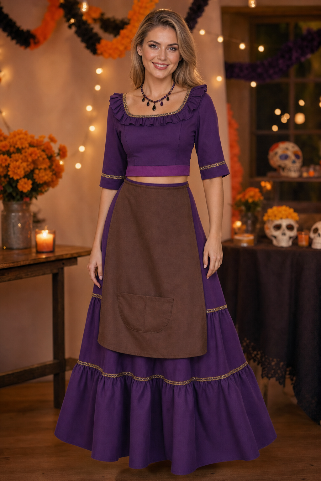 Women's Halloween Cosplay Costume Set lifestyle view 4
