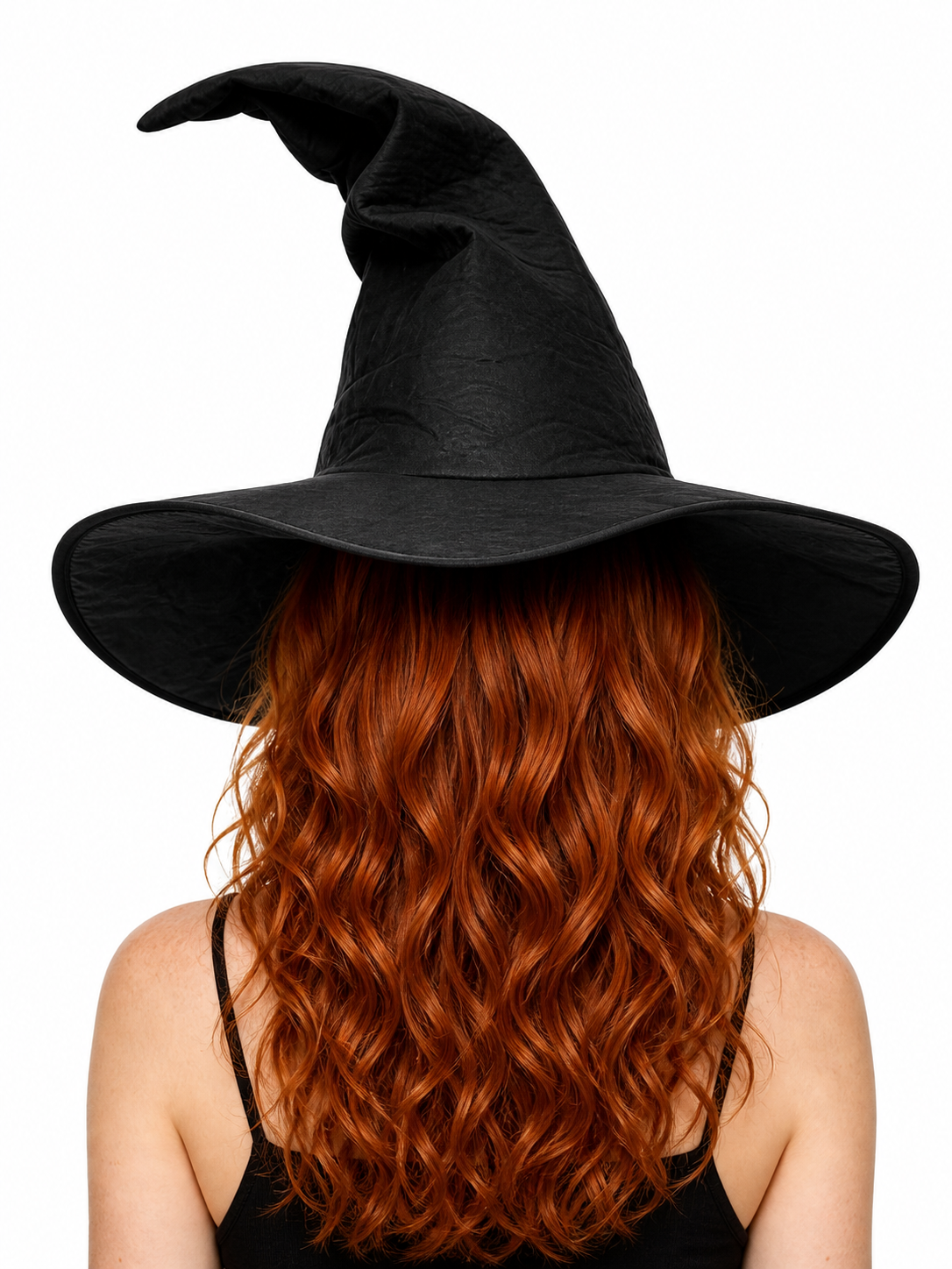 Carnival Witch Hat with Wide Brim