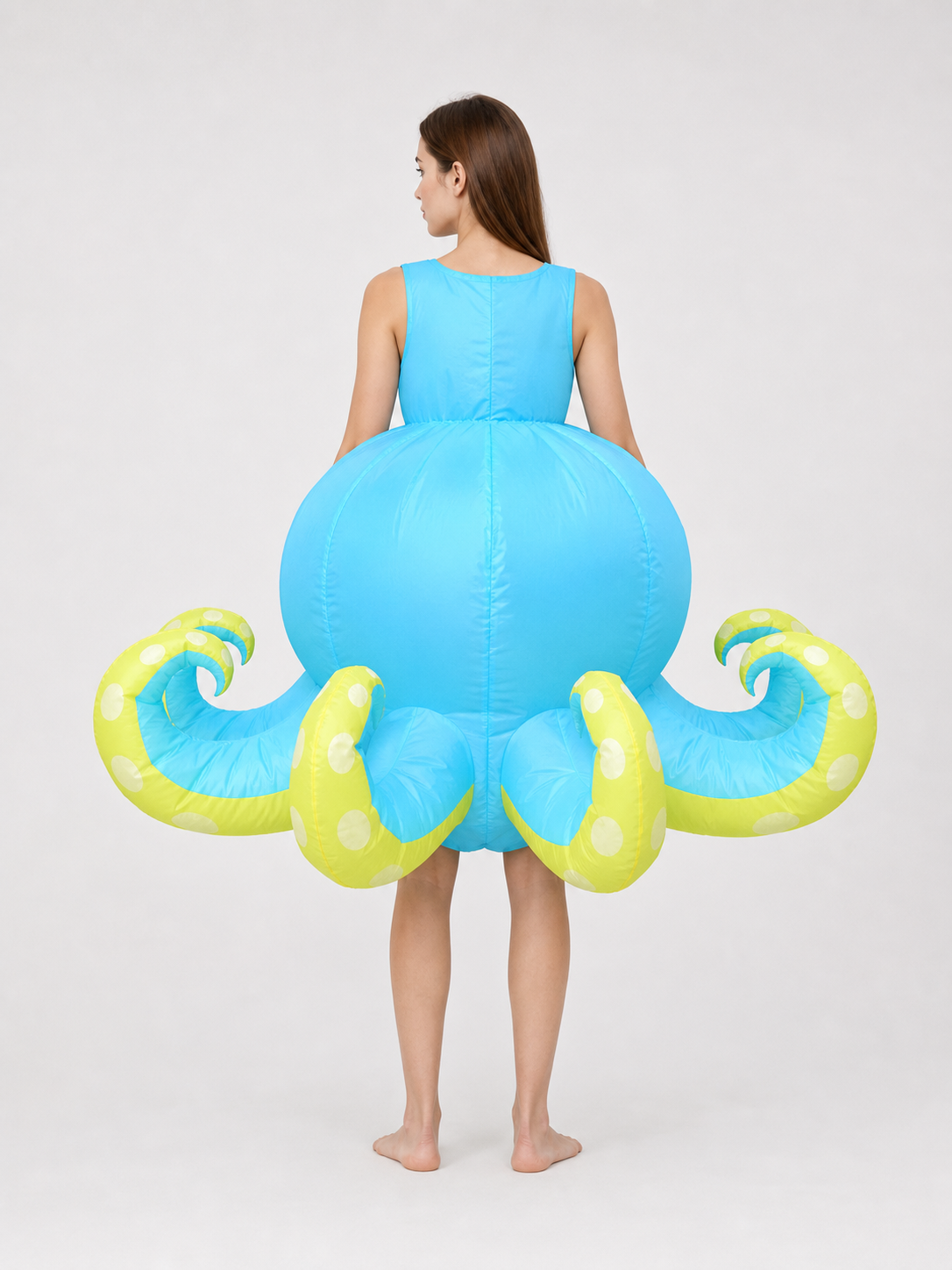 Inflatable Octopus Costume for Halloween and Parties back view