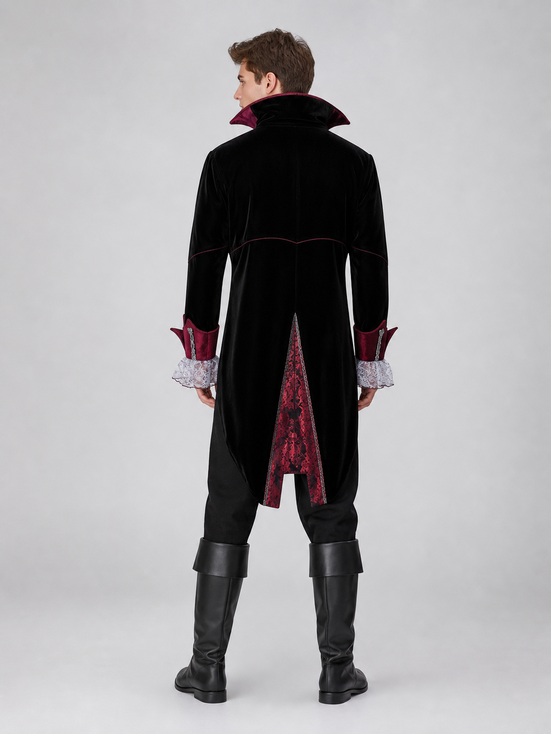 Gothic-Style Vampire Costume for Halloween