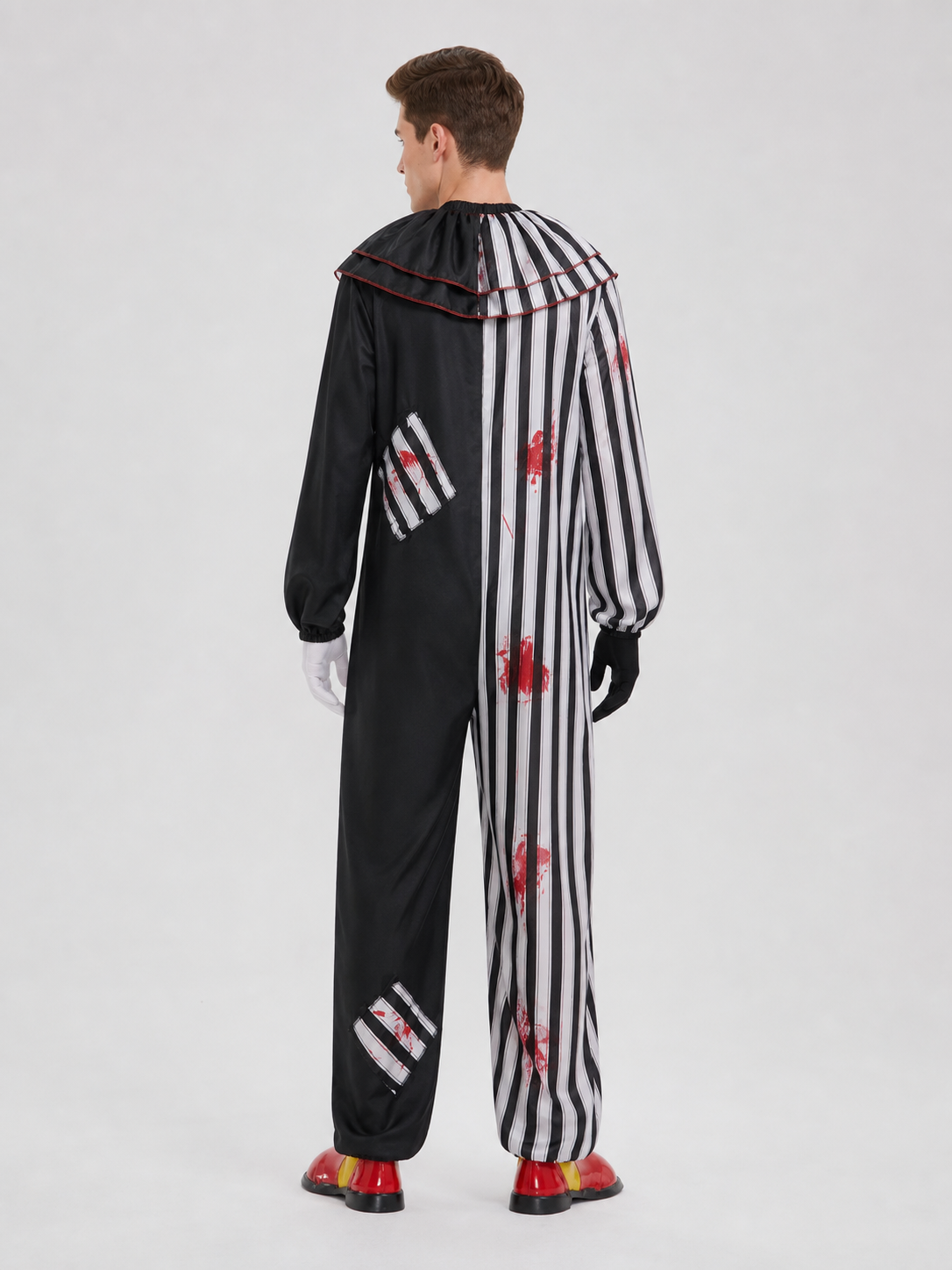 Halloween Clown Costume for a Themed Party back view
