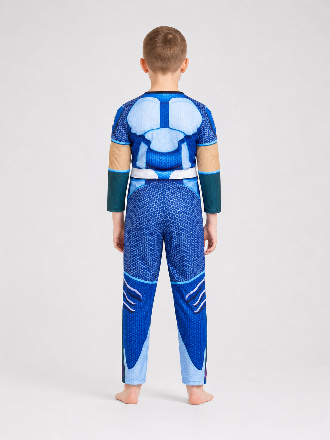 Superhero Costume, One-Piece Jumpsuit back view
