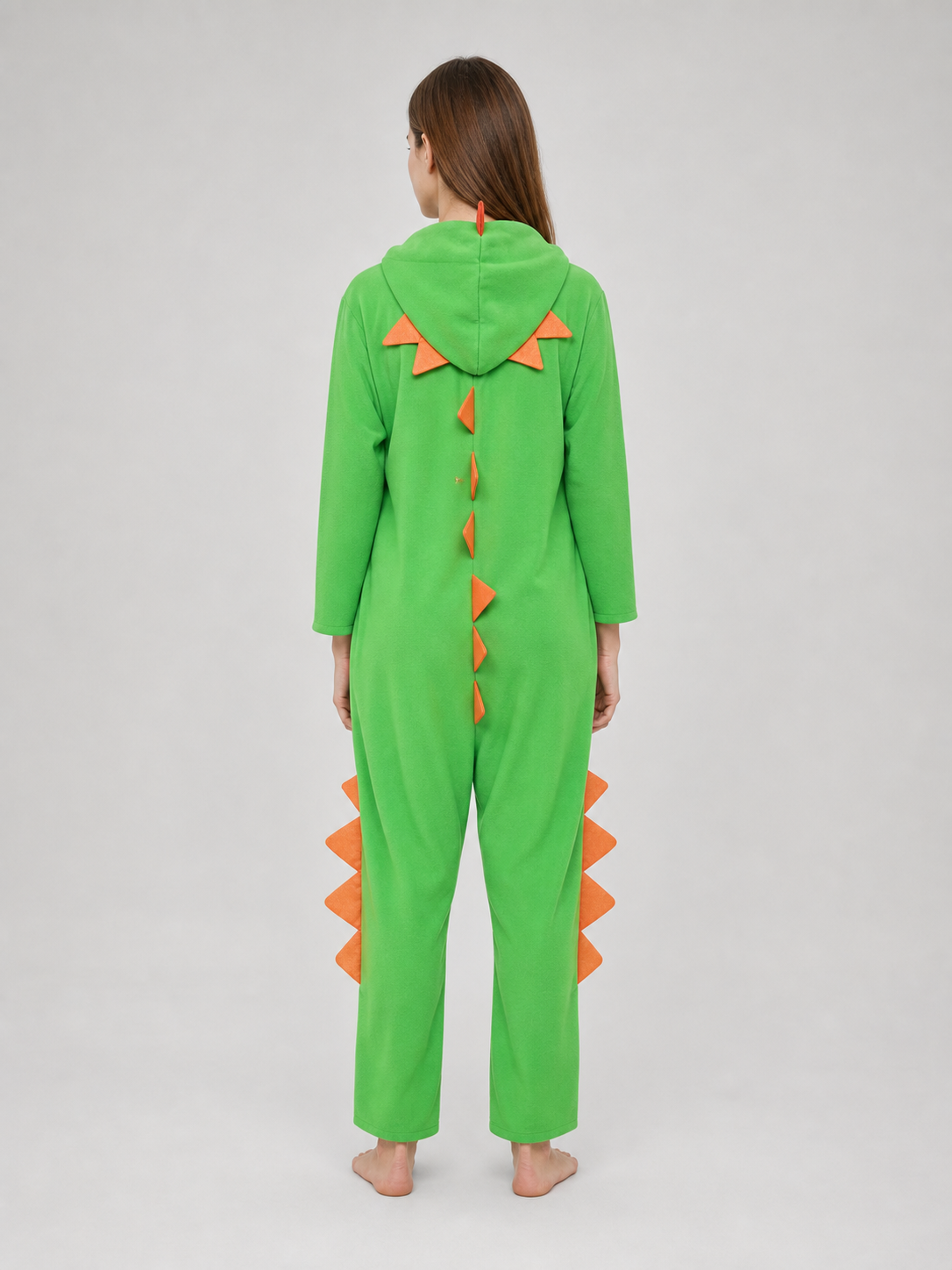 Green Hooded Dinosaur Costume