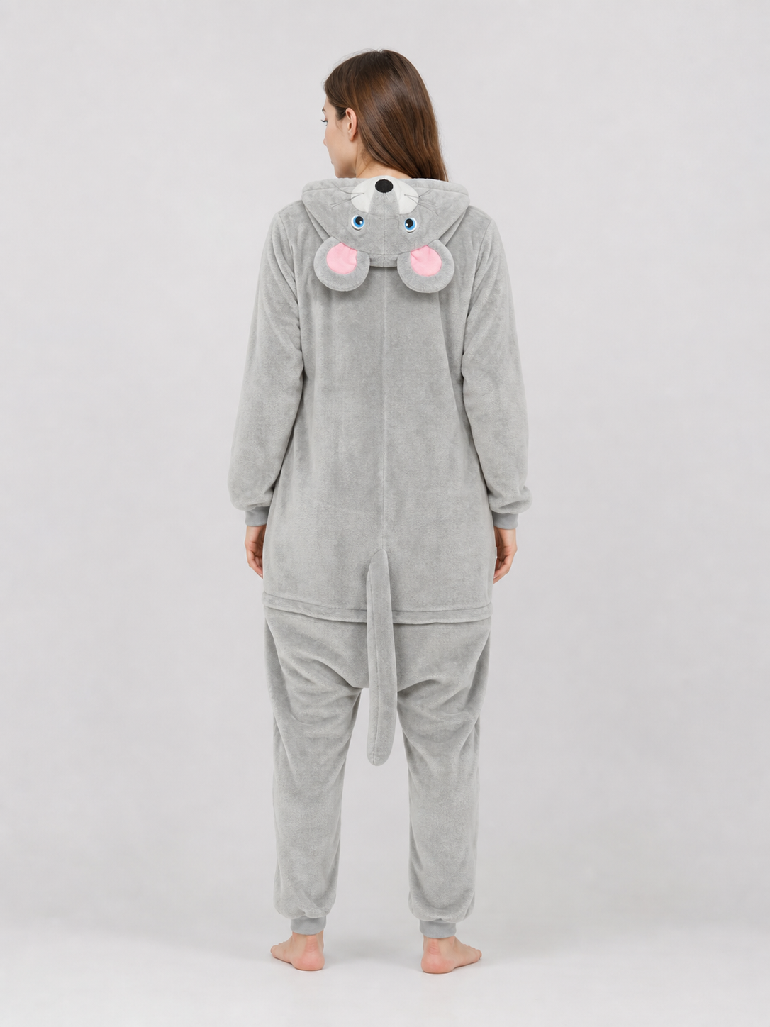 Mouse Kigurumi: Party Jumpsuit Costume back view