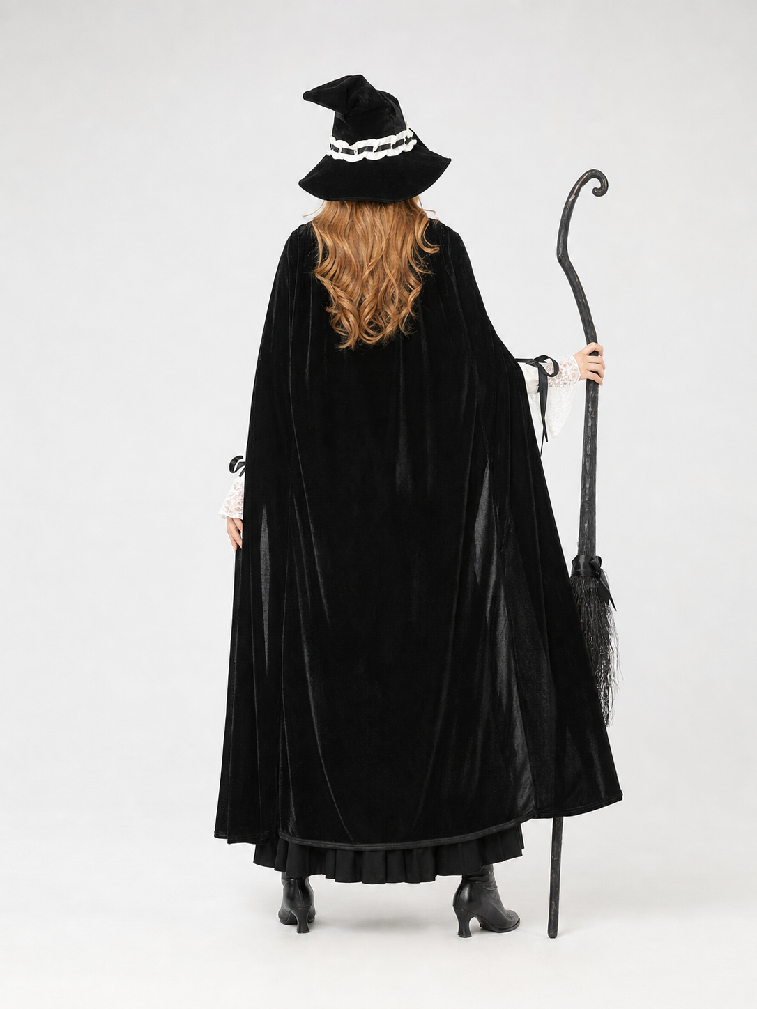 Halloween Witch Costume with Hat and Cloak