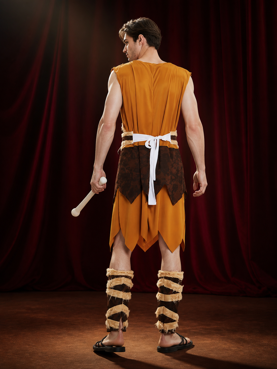 Native American Costume 205, Jumpsuit for Carnival and Performances back view