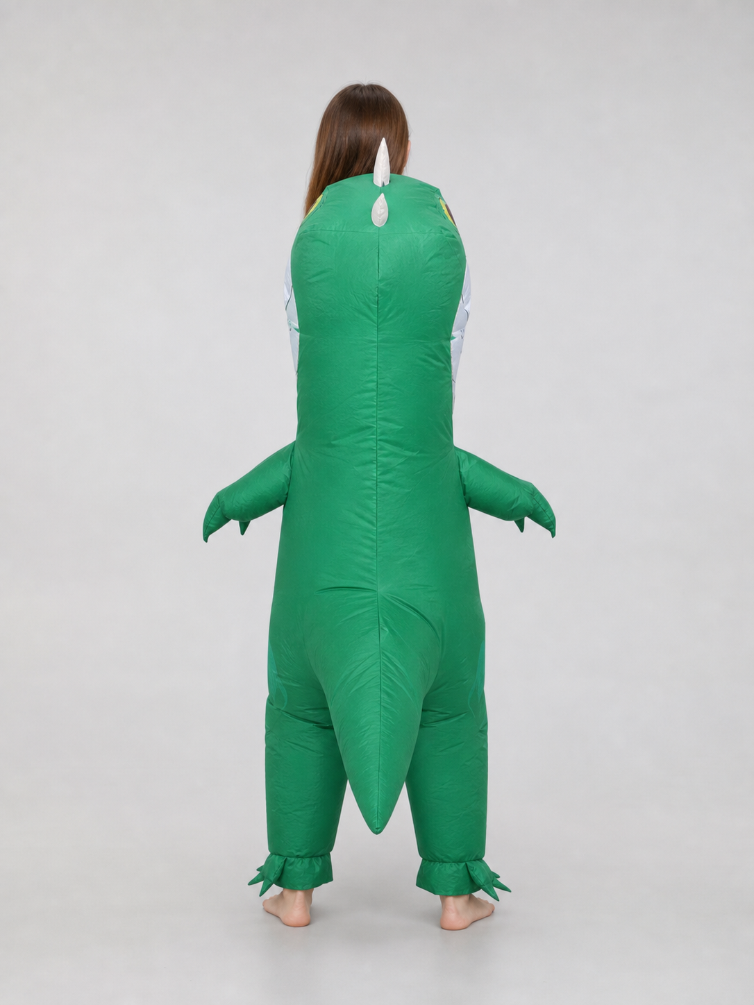 Green One-Size Inflatable Dinosaur Costume