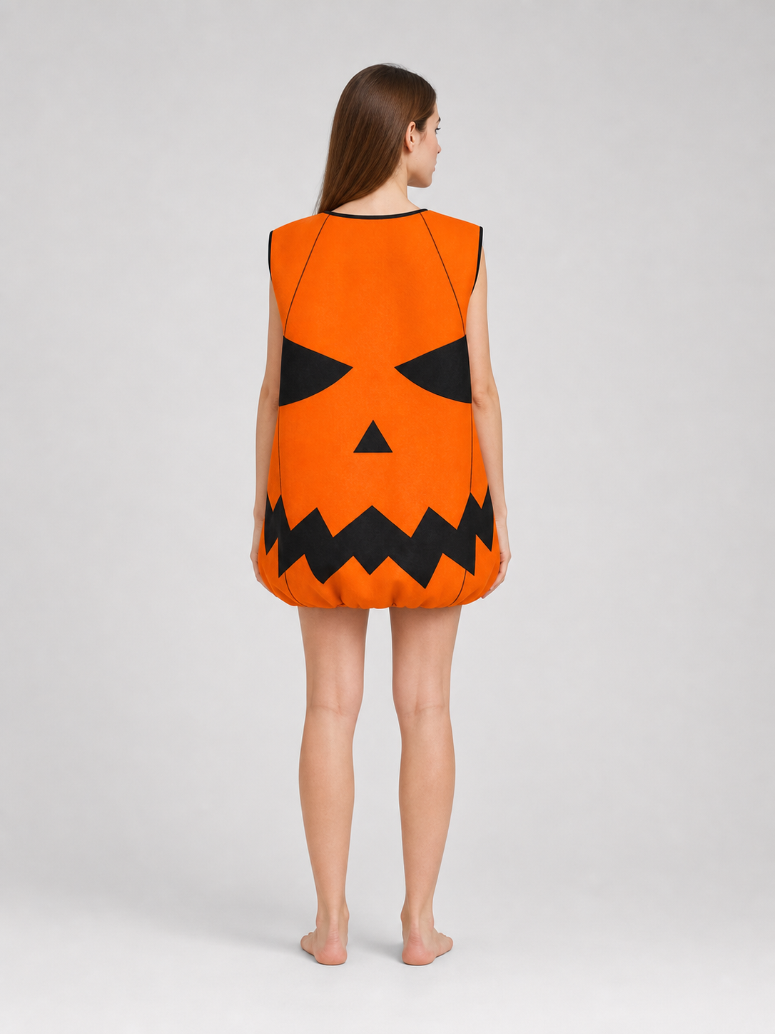 Halloween Pumpkin Costume for Adults, Orange