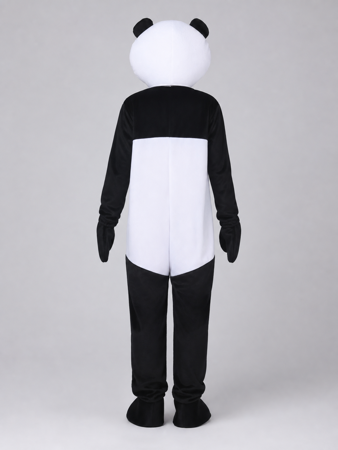 One-piece panda costume for cosplay and themed events back view 2