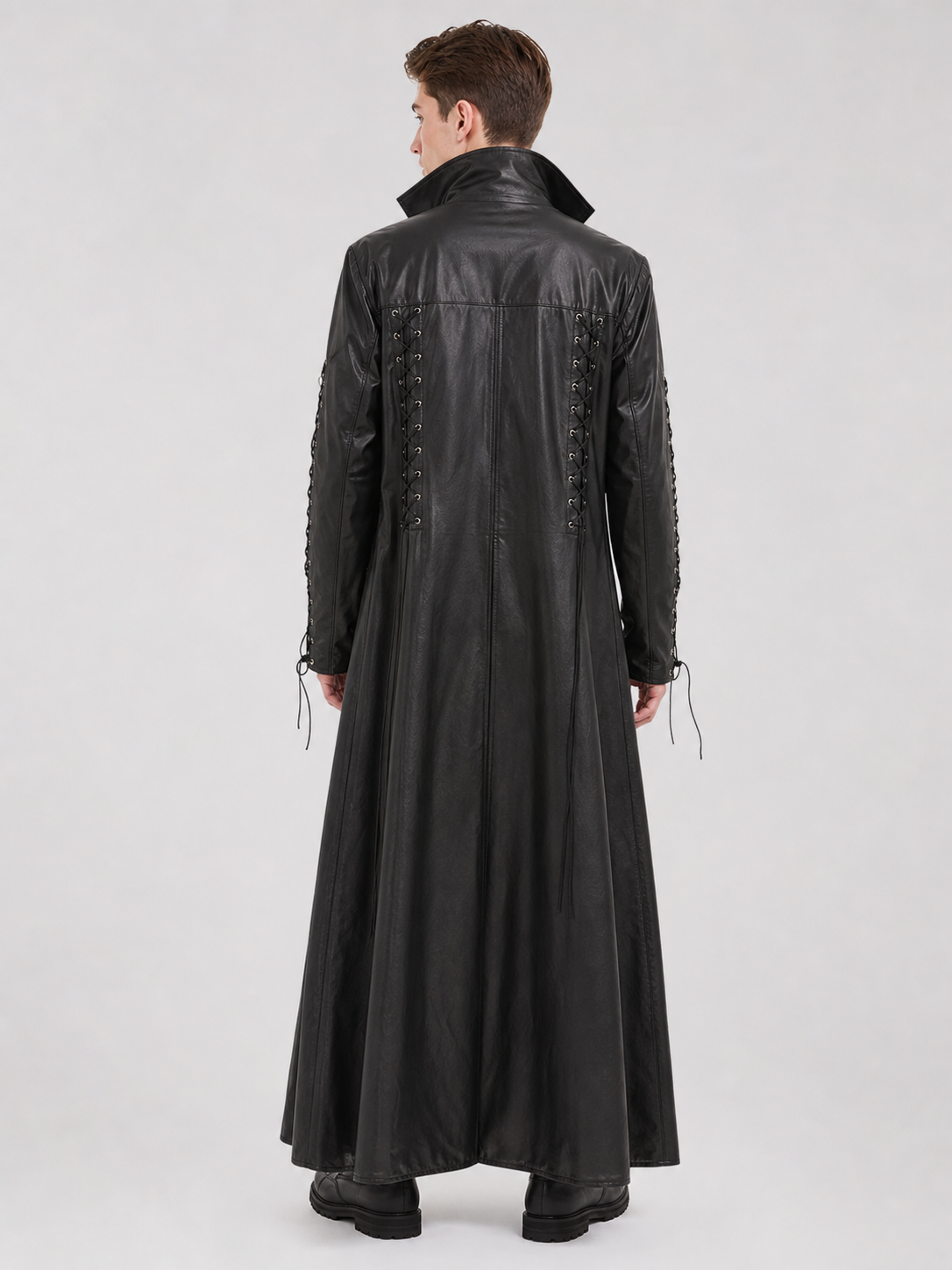Vampire costume cloak for cosplay and masquerade back view