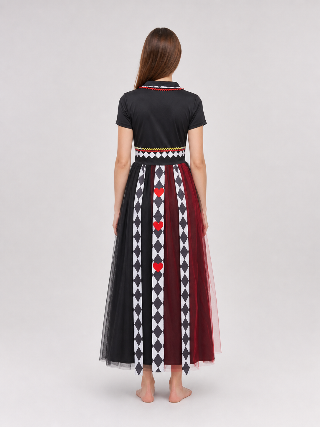 Playing Card Carnival Dress back view 2