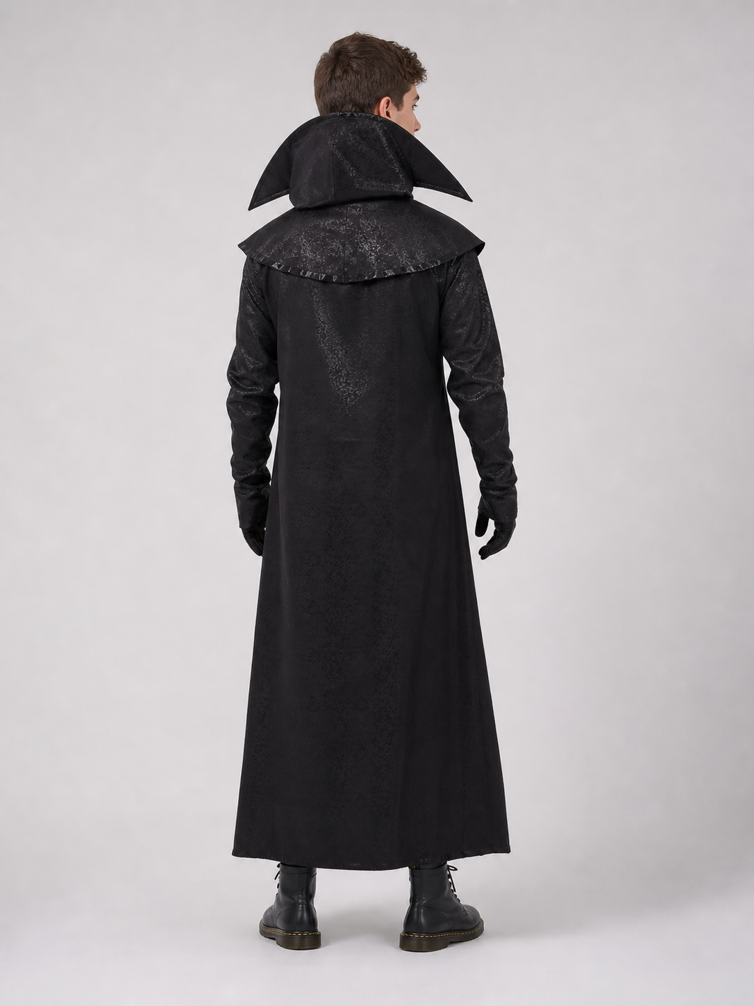Gothic Plague Doctor Costume with Mask back view