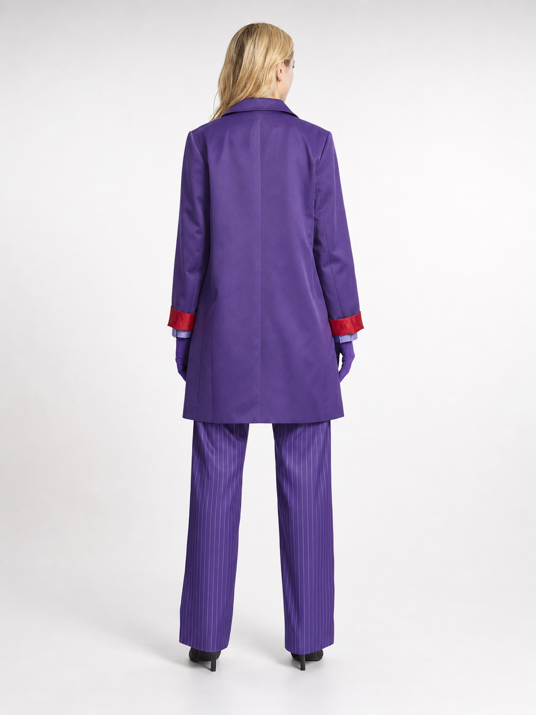 Clown Cosplay Costume: Purple Joker Look