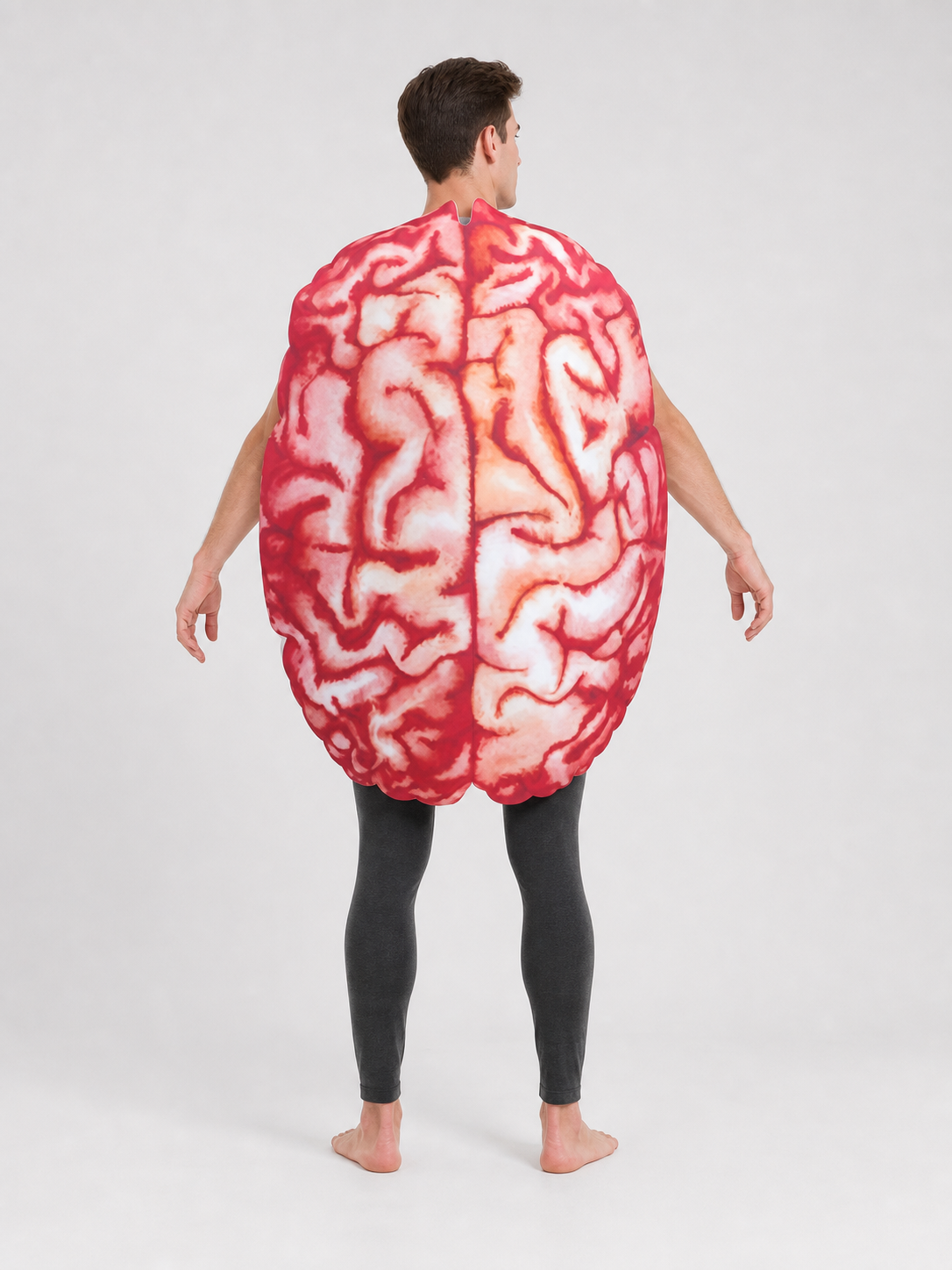 Brain Costume for Halloween and Themed Parties back view