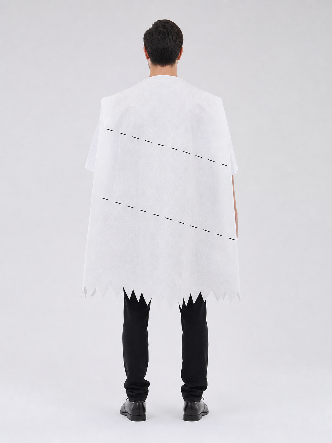 Toilet Paper Costume for Halloween and Stage Shows back view 2