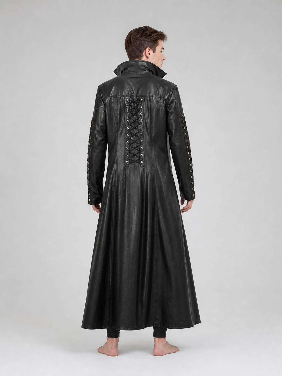 Gothic Long Cape for Costume and Cosplay back view