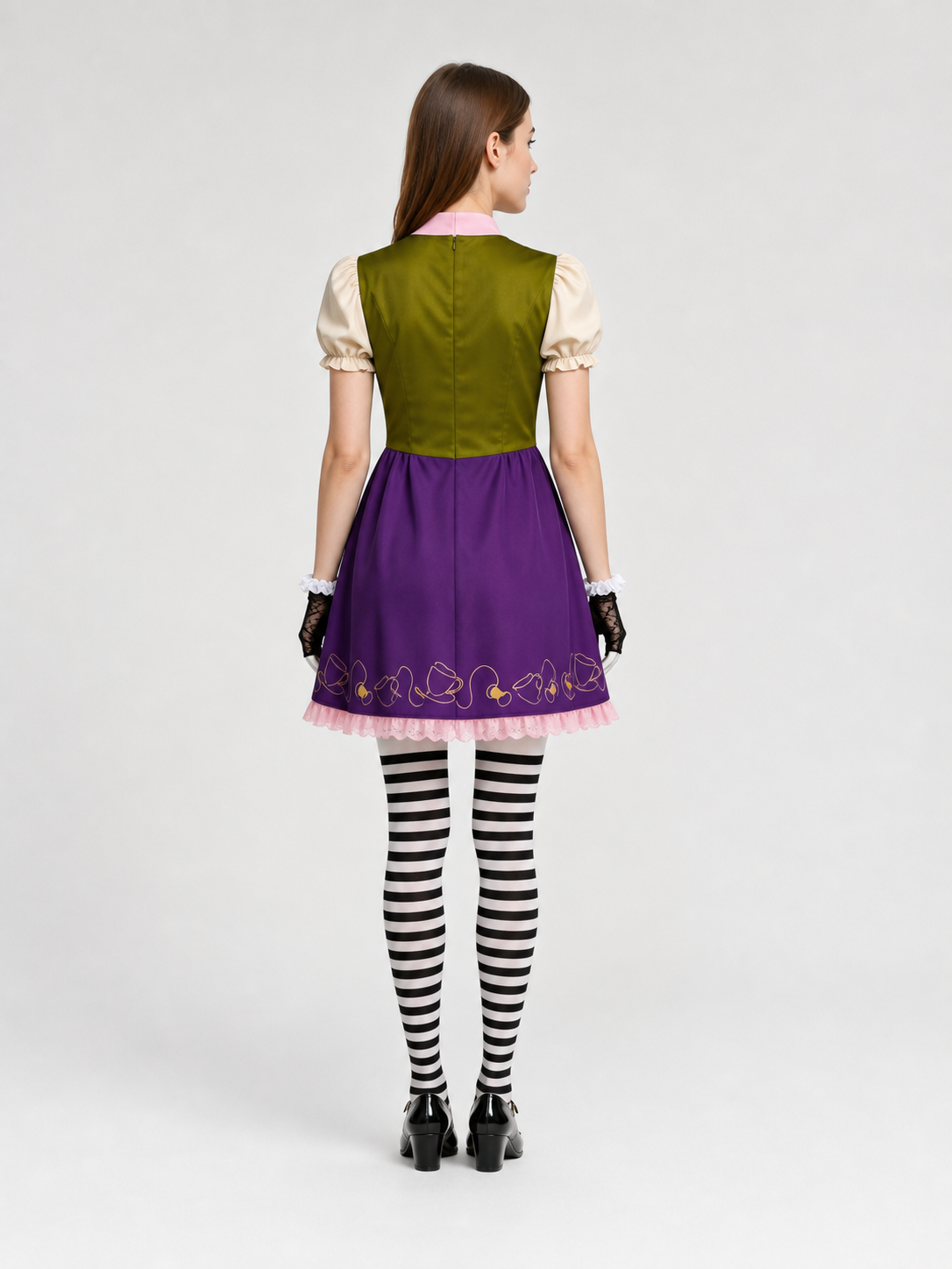 Mad Hatter Costume: Dress, Hat, and Accessories