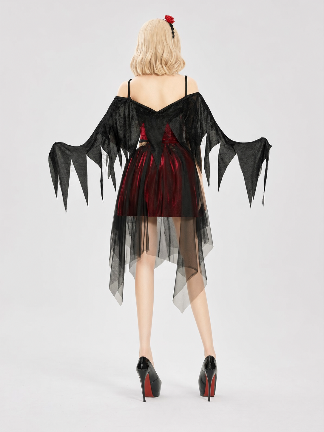 Stage cosplay costume: dress and wings