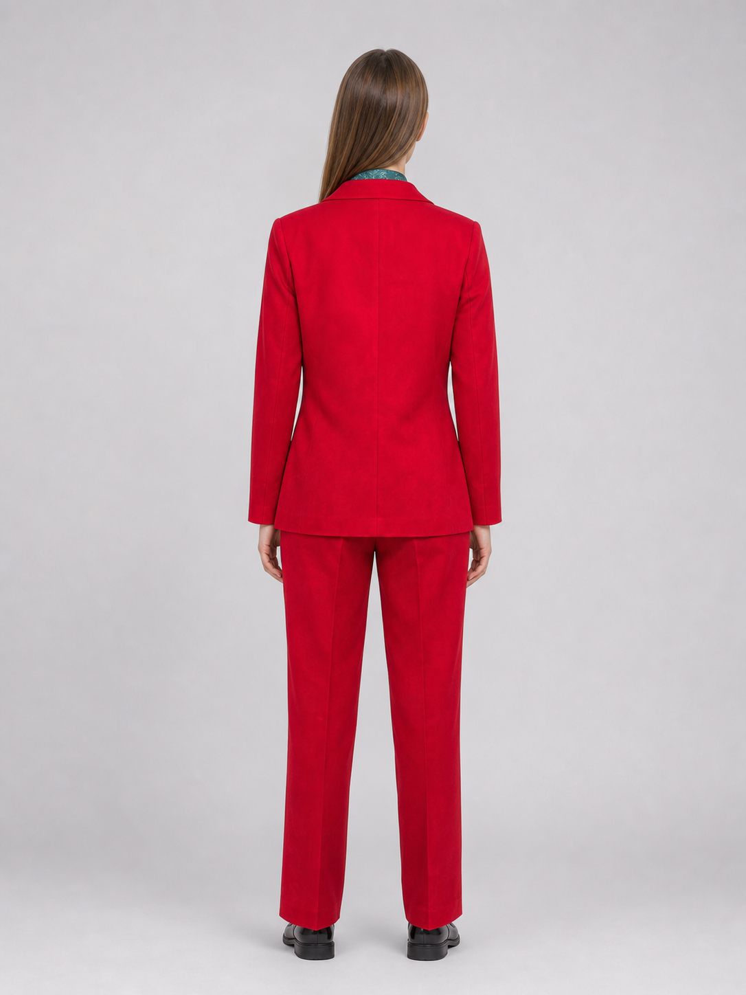 Clown Cosplay Costume: Red Set back view