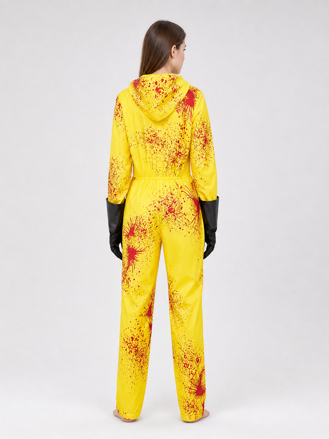 Halloween Hazmat Costume back view 2