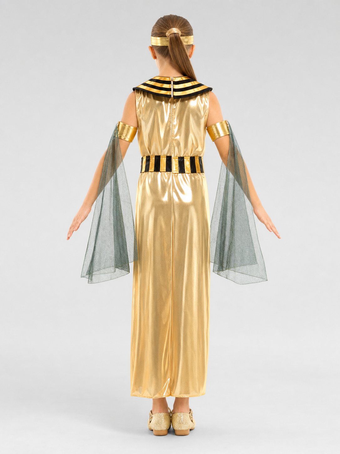Egyptian Party Costume with Accessories back view
