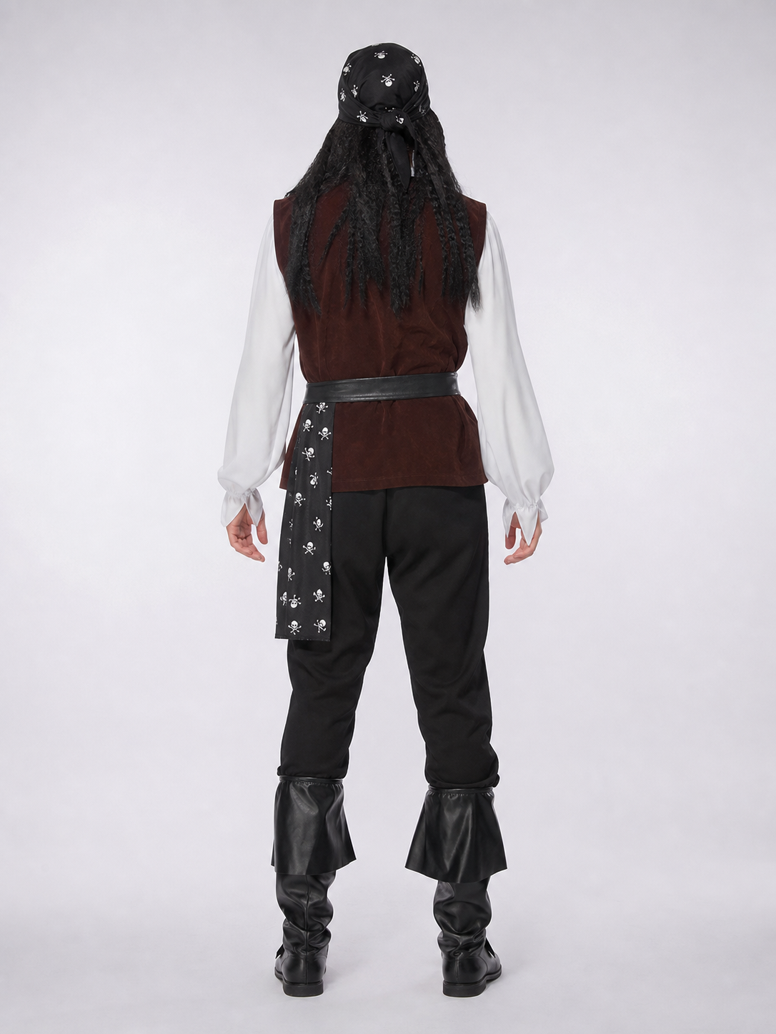 Adult Pirate Carnival Costume back view