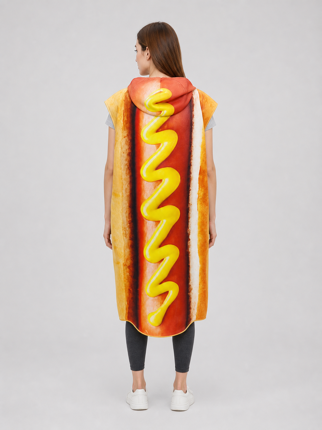 Hot Dog Costume for Parties and Halloween back view
