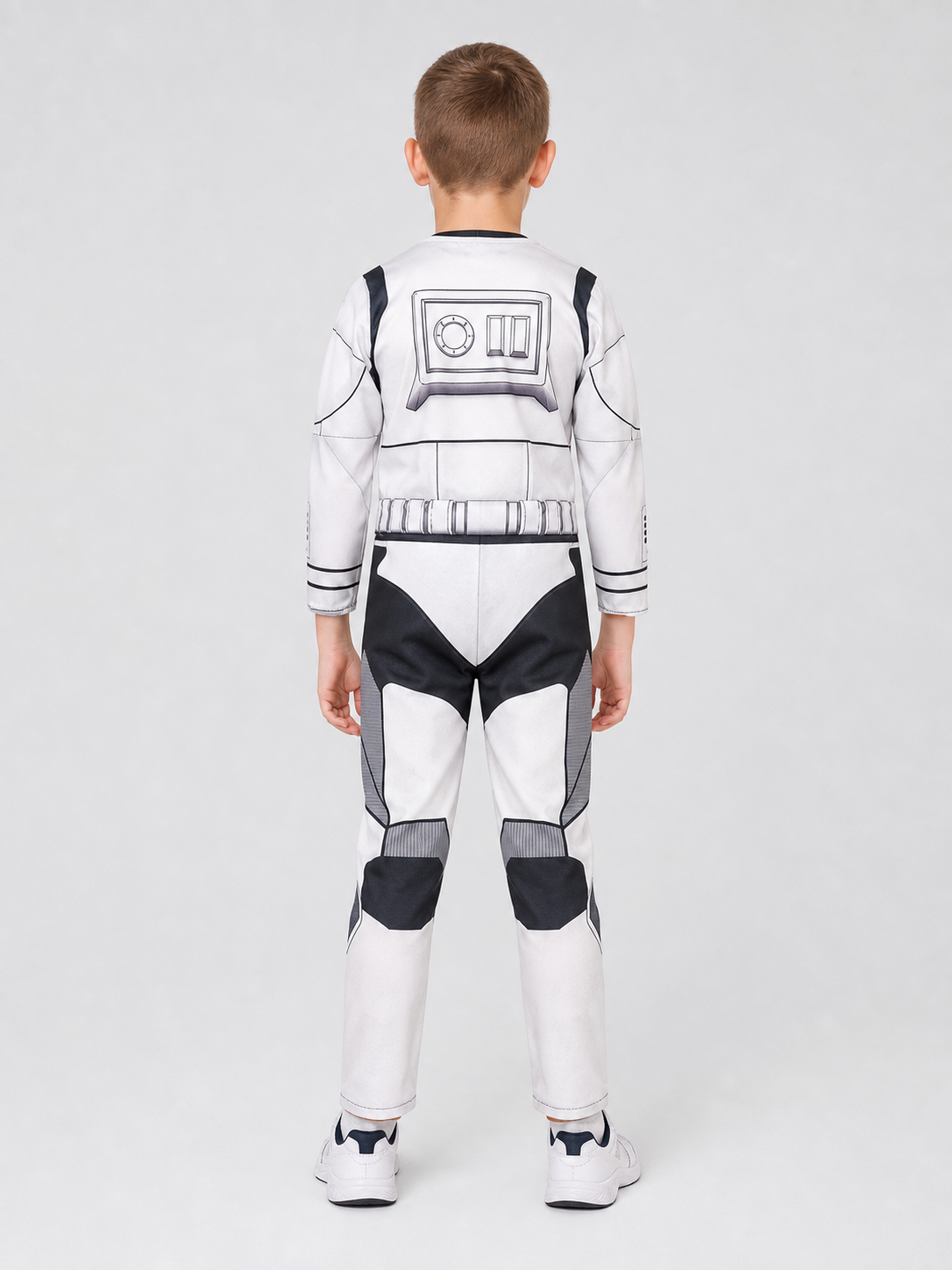 Kids Iron Man cosplay costume with mask back view