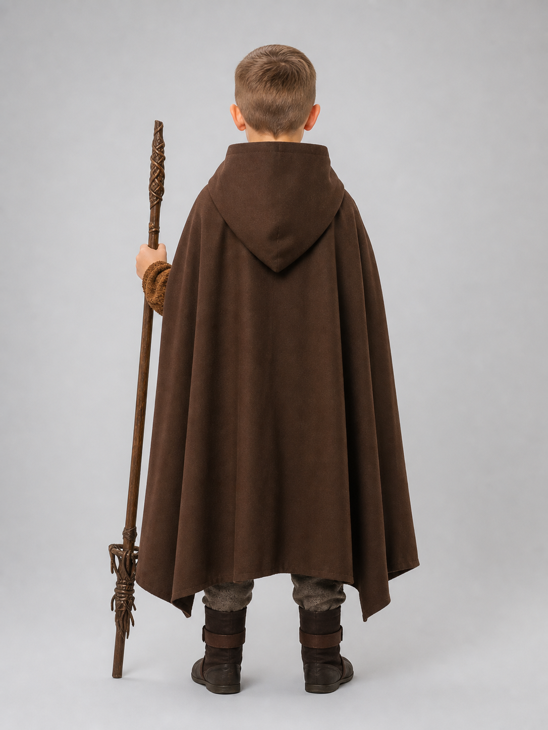 Medieval Hooded Costume, Cloak and Accessories