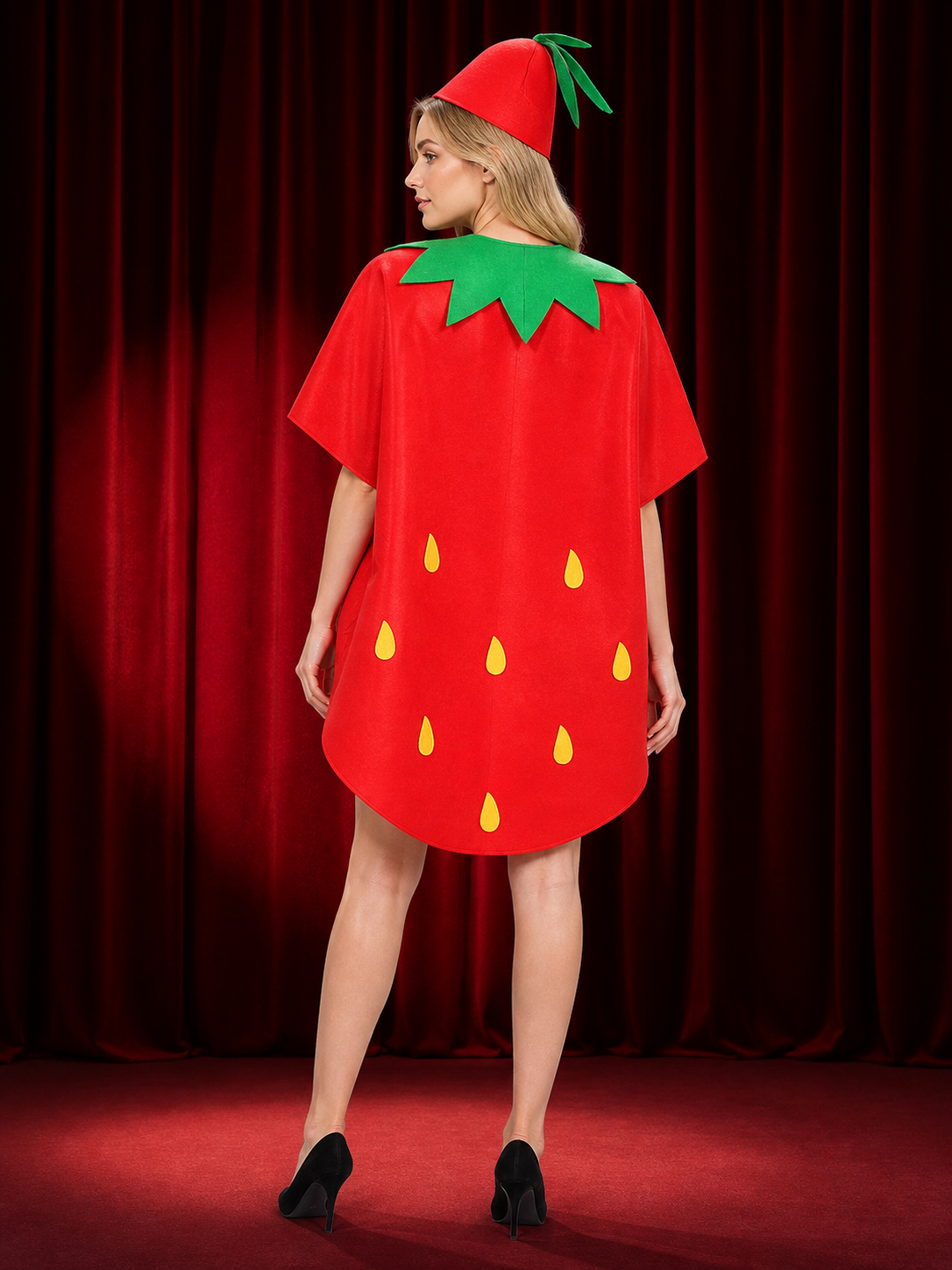 Strawberry Costume for Masquerades and Stage Performances