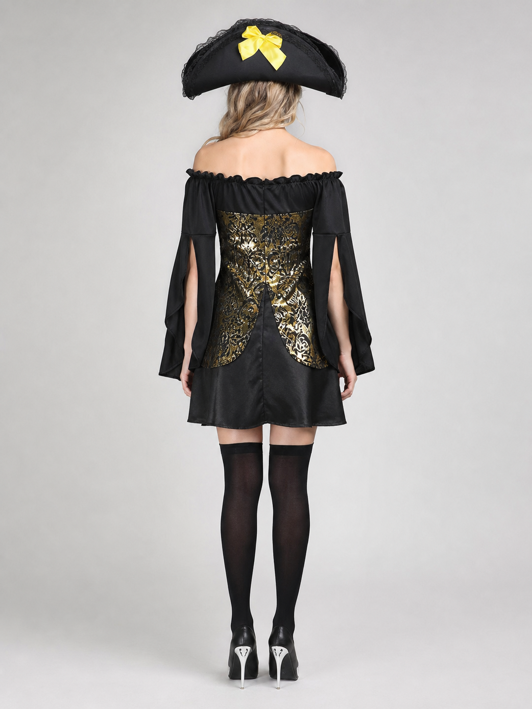 Pirate-Style Costume with Hat and Dress