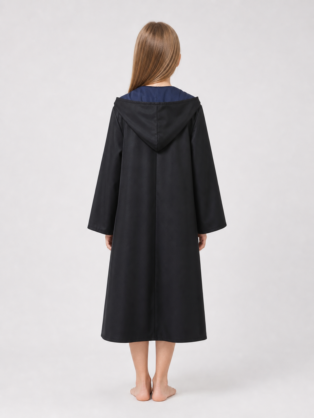 Cosplay Costume: Hooded Robe and Tie back view