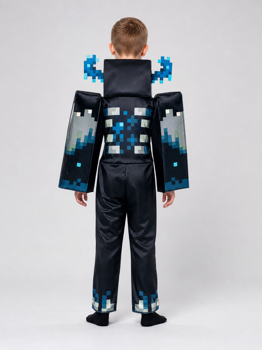 Pixel-Style Character Cosplay Costume back view