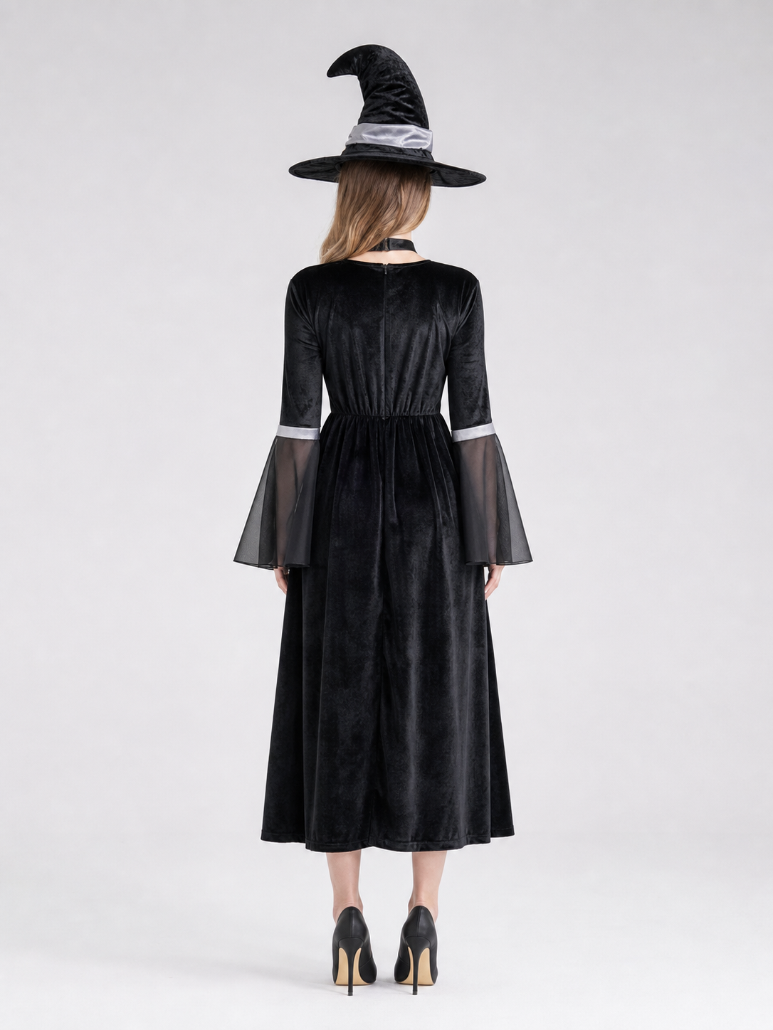 Halloween Witch Costume: Dress and Hat