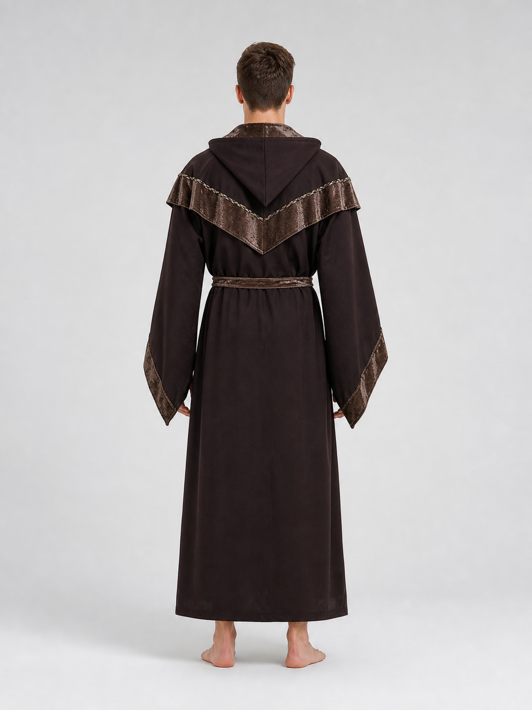 Hooded cosplay costume, medieval style