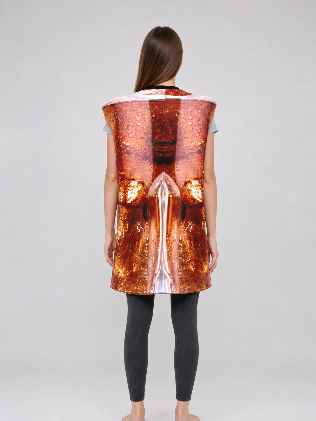 Cola Can Costume Tunic for Cosplay and Parties back view