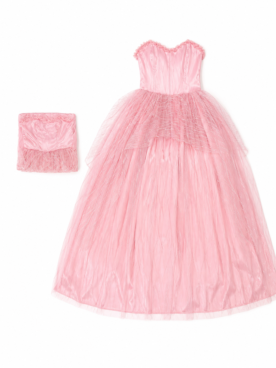 Pink Glinda cosplay dress for Halloween