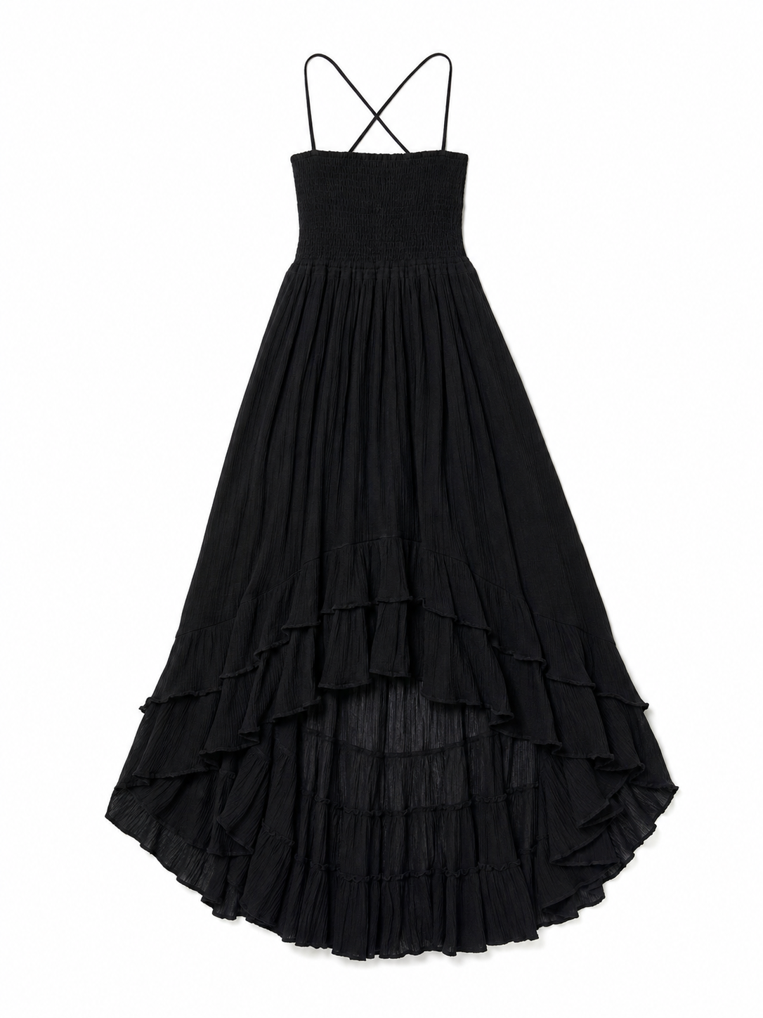Long Boho-Style Maxi Dress with Open Back