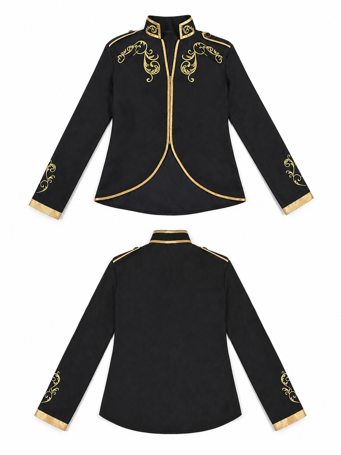 Cosplay Costume Jacket with Gold Embroidery included items