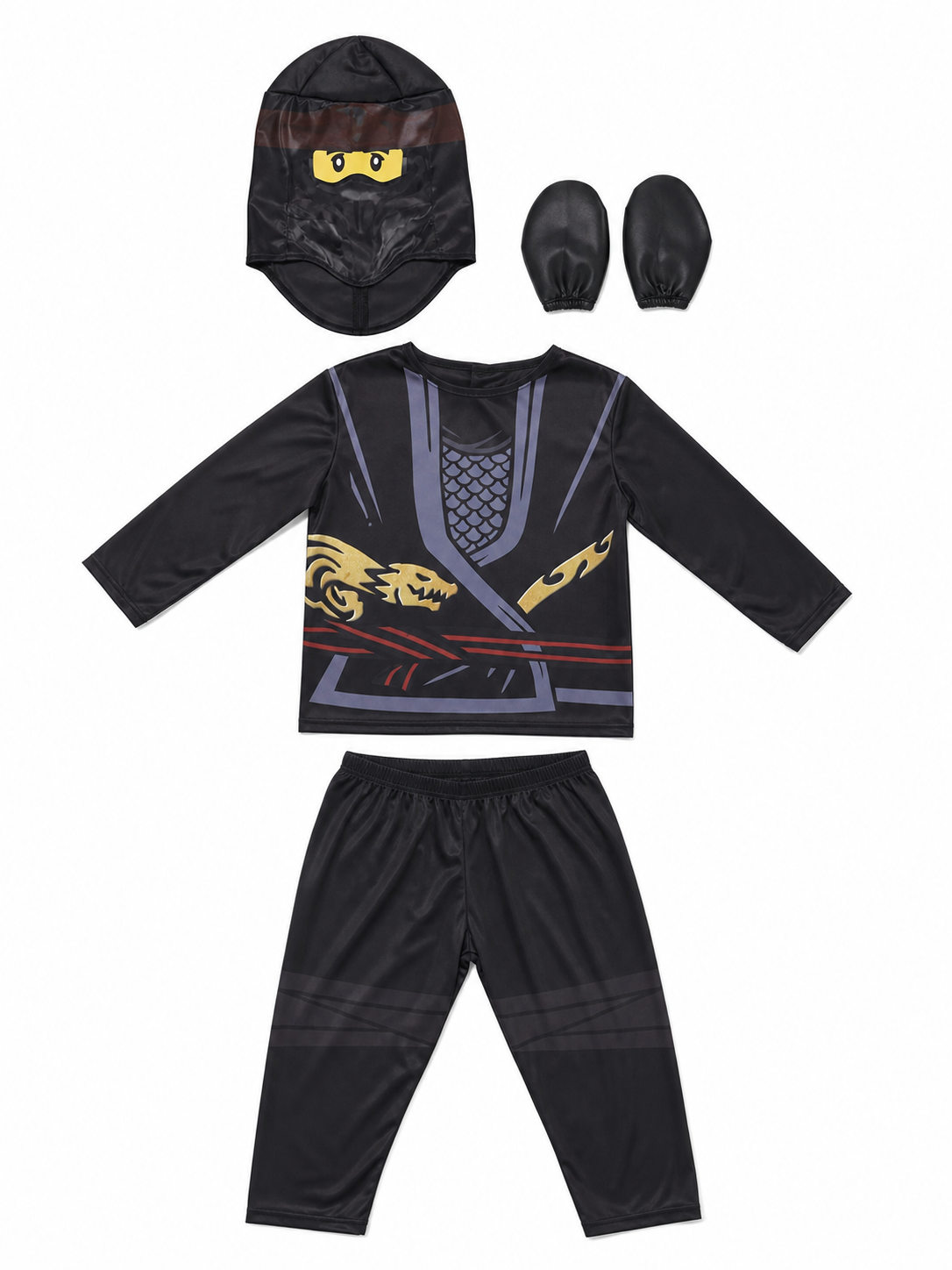 Ninja Costume for Cosplay and Themed Parties included items