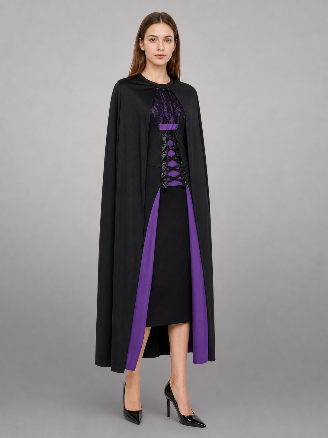 Halloween Witch Costume: Dress and Hat included items